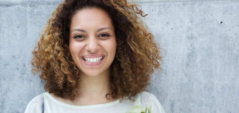 Close up portrait of young woman